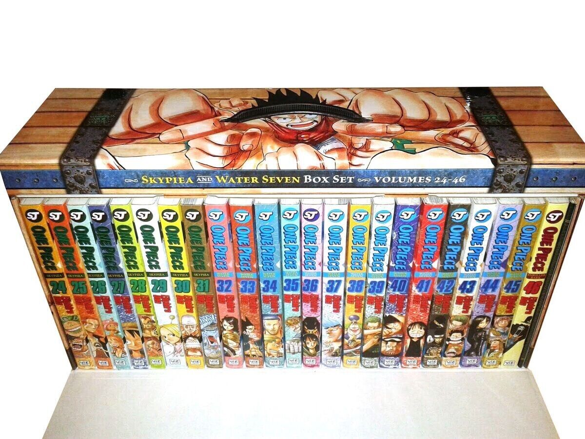 One Piece Box Set 2: Skypiea and Water Seven, Volumes 24-46: Volumes 24-46 with Premium